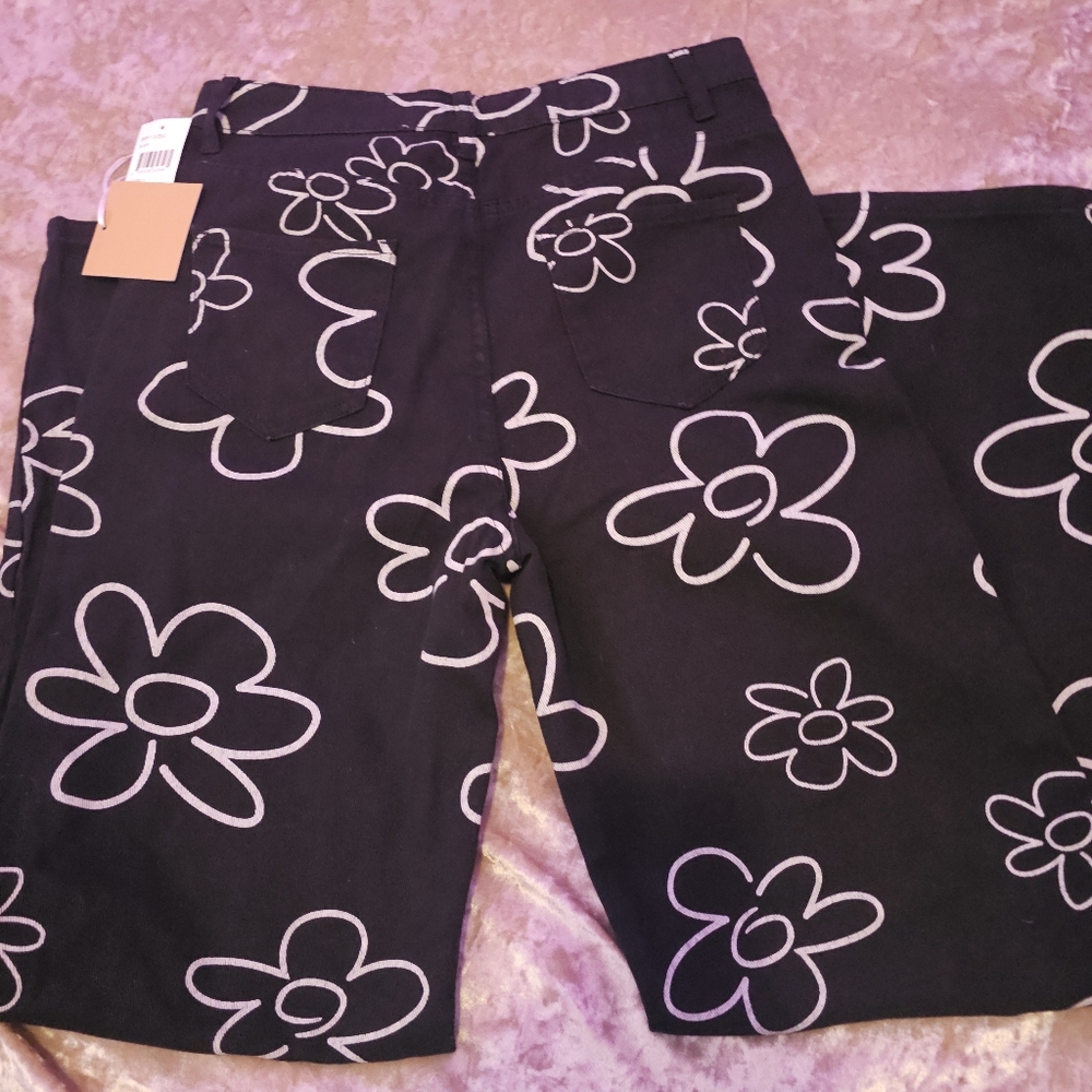 Baily rose   flowered jeans